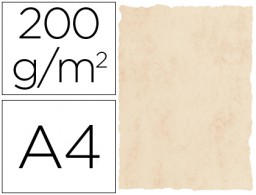25 hojas papel pergamino A4 troquelado 200g/m² mármol color beige